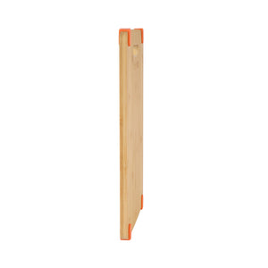 Royalford RF8686 Bamboo Cutting Board | Organic Eco-Friendly Kitchen Chopping Board | Anti-Slip Corners | Built-In Handle & Durable Natural Bamboo for Daily Use