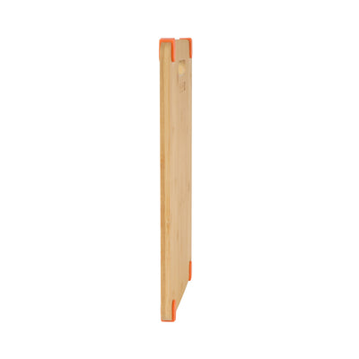 Royalford RF8686 Bamboo Cutting Board | Organic Eco-Friendly Kitchen Chopping Board | Anti-Slip Corners | Built-In Handle & Durable Natural Bamboo for Daily Use
