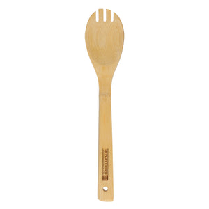 Royalford RF8687 Bamboo Kitchen Tools Set 4 Pcs | Carbonized Wooden Utensils for Cooking | Non-Stick Safe | Eco-Friendly Kitchen Tools| Perfect  for Daily Home Use