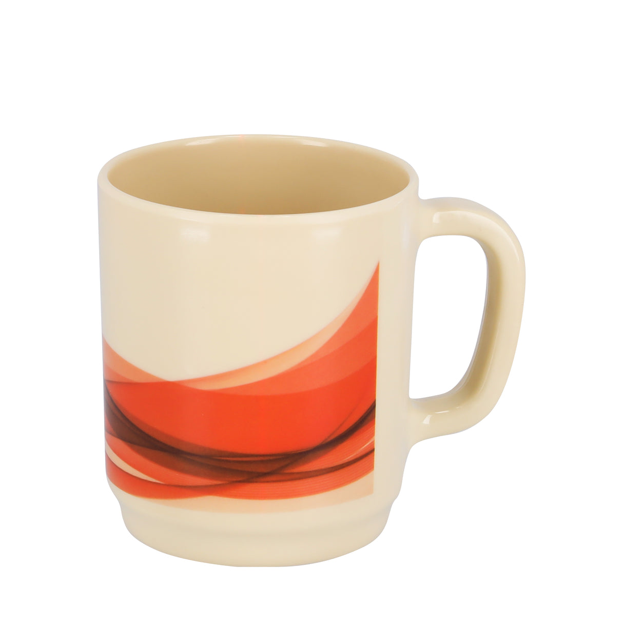 Royalford RF8699 Melamine Handle Cup | Durable Lightweight Tea & Coffee Mug | Perfect for Daily Use at Home, Office, Hotel & Café with Comfortable Easy Grip Handle