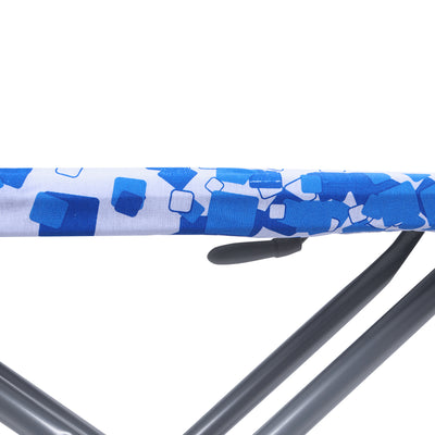 Royalford RF8735 Ironing Board with Height Adjustment | Foldable Steam Iron Board | Cotton Cover| 7mm Foam Padding| Stable Legs & Easy Storage for Home Laundry Use