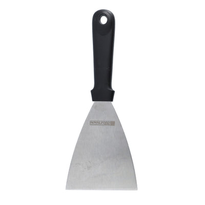 Royalford RF8740 Stainless Steel Kitchen Scraper | Ergonomic Handle Heavy Duty Food & Surface Scraper for Cookware Cleaning | Dough Handling & Daily Kitchen Use