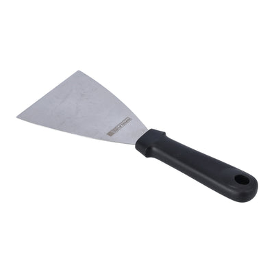 Royalford RF8740 Stainless Steel Kitchen Scraper | Ergonomic Handle Heavy Duty Food & Surface Scraper for Cookware Cleaning | Dough Handling & Daily Kitchen Use