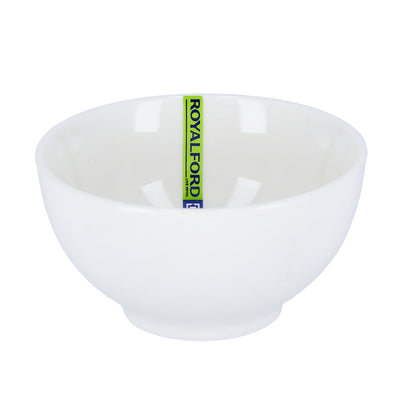 Royalford RF8764 4.5 Inch Porcelain Bowl | Classic White Serving Bowl for Snacks, Desserts, Condiments, Sauces & Daily Dining Use at Home, Hotels or Restaurants