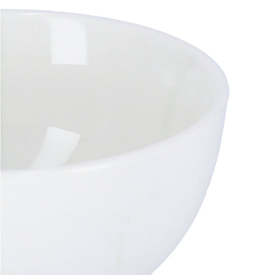 Royalford RF8764 4.5 Inch Porcelain Bowl | Classic White Serving Bowl for Snacks, Desserts, Condiments, Sauces & Daily Dining Use at Home, Hotels or Restaurants