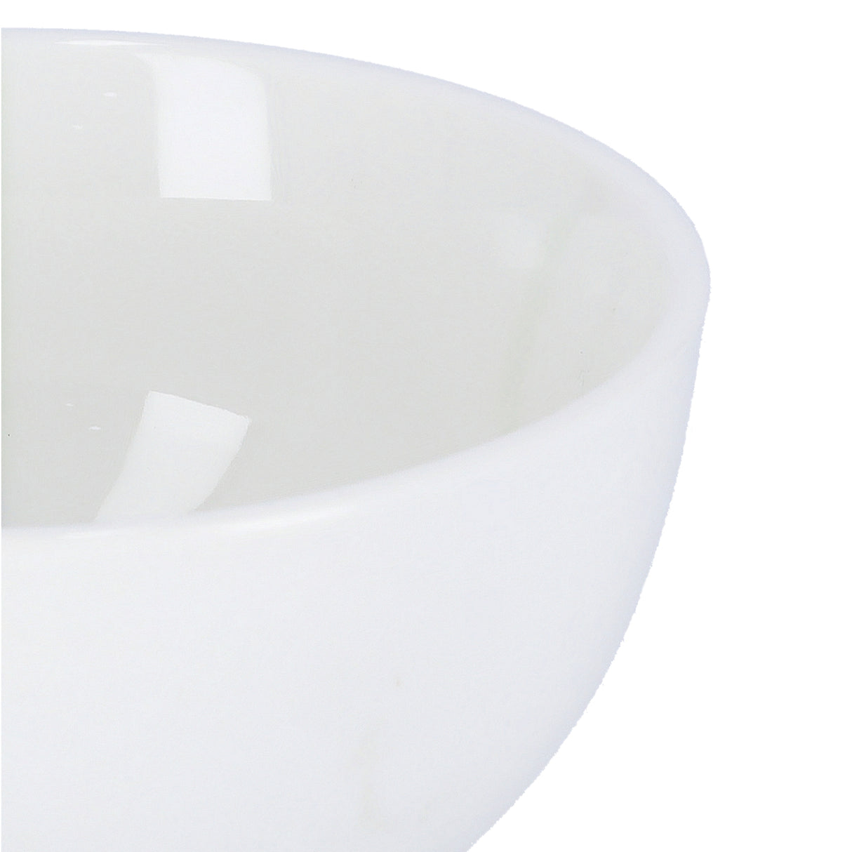 Royalford RF8765 4 Inch Porcelain Bowl | Classic White Small Serving Bowl for Snacks, Dips, Desserts, Sauces, Condiments & Daily Dining Use at Home or Restaurants