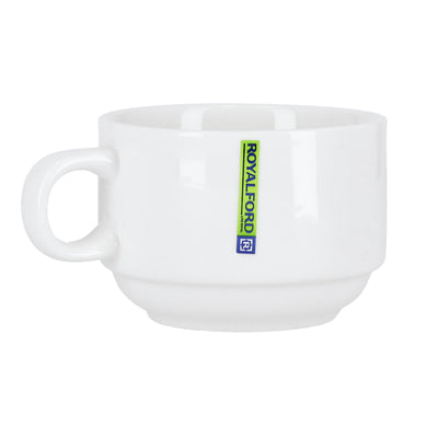 Royalford RF8769 Porcelain Coffee Cup |150ml Elegant White Tea and Coffee Cup | Durable Glazed Finish |  Perfect for Home Hotel, Café, Restaurant and Office  Use