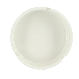 Royalford RF8771 Porcelain Ash Tray | 3.5 Inch Elegant White Ashtray for Home, Hotel, Café & Office Use | Premium Glazed Finish | Durable Heat Resistant Design
