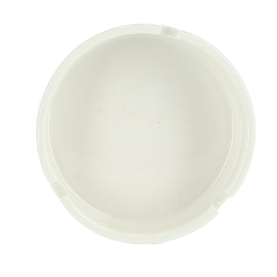 Royalford RF8771 Porcelain Ash Tray | 3.5 Inch Elegant White Ashtray for Home, Hotel, Café & Office Use | Premium Glazed Finish | Durable Heat Resistant Design