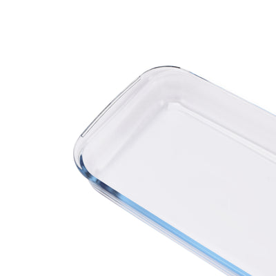 Royalford RF8802 Borosilicate Glass Baking Tray Set | 3PCS Rectangular Bakeware | Oven Safe | Durable Microwave, Freezer and  Dishwasher Safe Cooking Serving Trays