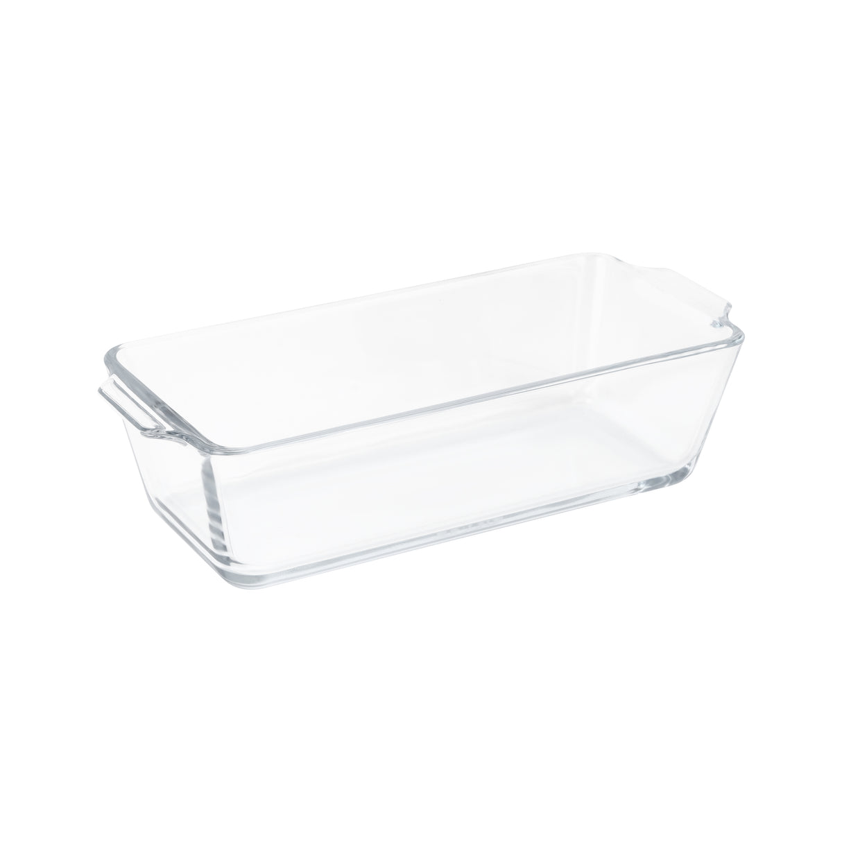 Royalford RF8808 800ml Borosilicate Glass Loaf Dish | Rectangular Oven Safe Baking Dish for Bread, Cake, Meatloaf | Microwave, Freezer, Dishwasher Safe & Home Baking Use