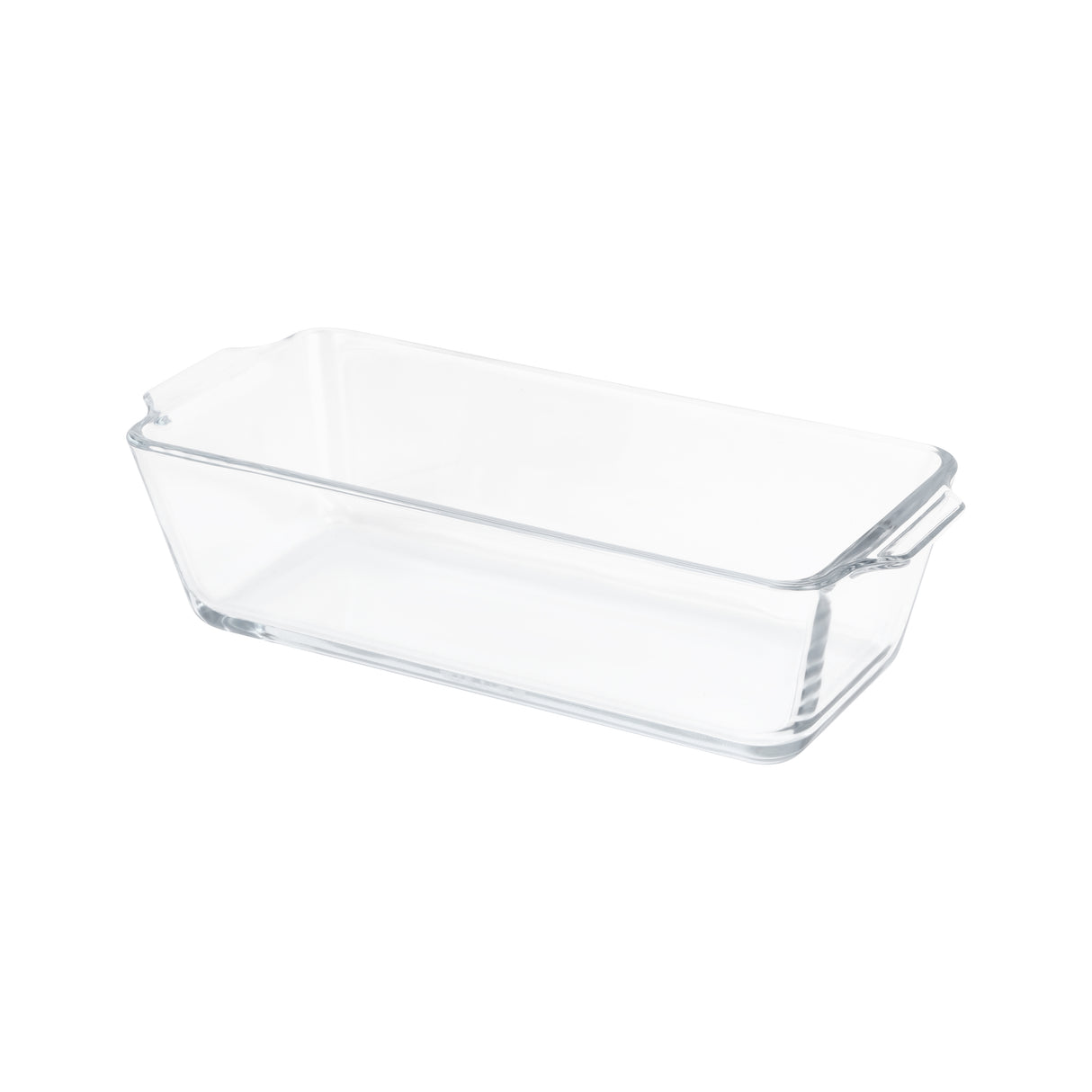 Royalford RF8808 800ml Borosilicate Glass Loaf Dish | Rectangular Oven Safe Baking Dish for Bread, Cake, Meatloaf | Microwave, Freezer, Dishwasher Safe & Home Baking Use