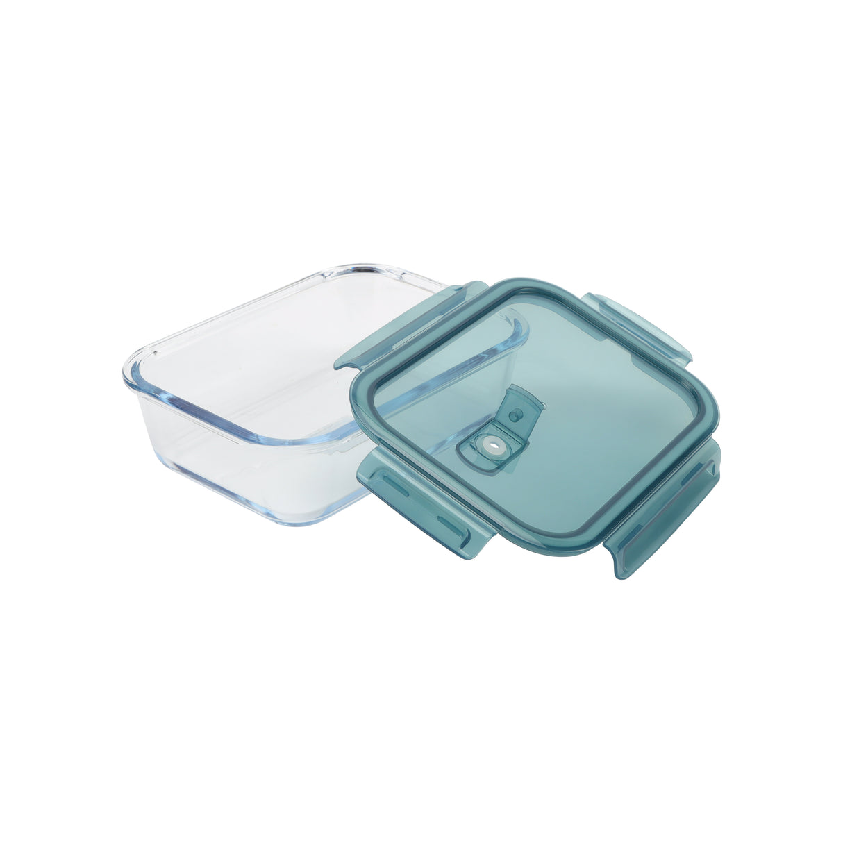 Royalford RF8813 Airtight Borosilicate Glass Food Container | Heat Resistant |  Microwave, Freezer & Dishwasher Safe| Leakproof Storage Box for  Fresh Food Storage