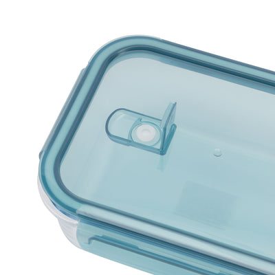 Royalford RF8813 Airtight Borosilicate Glass Food Container | Heat Resistant |  Microwave, Freezer & Dishwasher Safe| Leakproof Storage Box for  Fresh Food Storage
