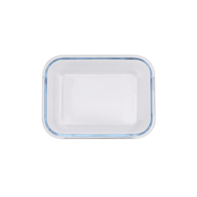 Royalford RF8813 Airtight Borosilicate Glass Food Container | Heat Resistant |  Microwave, Freezer & Dishwasher Safe| Leakproof Storage Box for  Fresh Food Storage