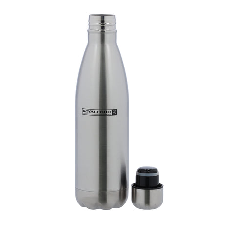 Royalford RF8899SL Stainless Steel Water Bottle 750ML|304 Food Grade Reusable Drinking Bottle for Home, Office, School  &  Daily Hydration Friendly |Leak Proof Design