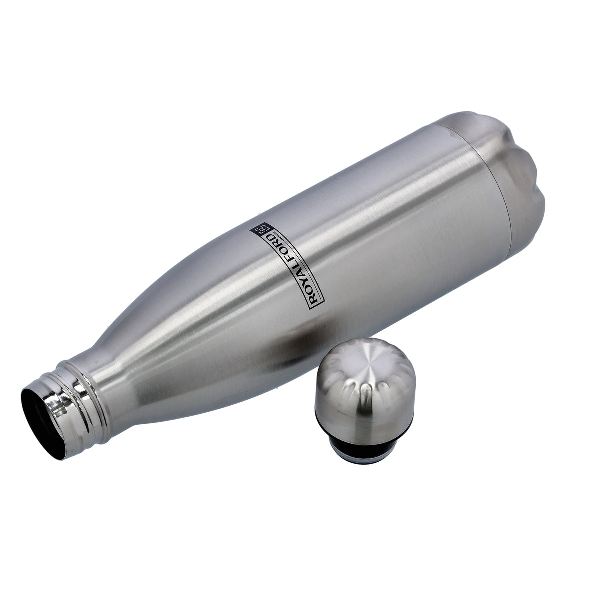 Royalford RF8899SL Stainless Steel Water Bottle 750ML|304 Food Grade Reusable Drinking Bottle for Home, Office, School  &  Daily Hydration Friendly |Leak Proof Design