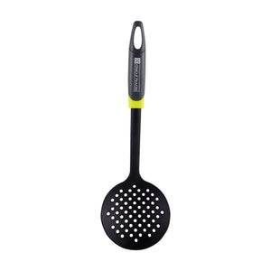 Royalford RF8907 Nylon Skimmer |  Ergonomic ABS Handle | Heat Resistant Dishwasher Safe Skimmer for Frying, Straining, Lifting Food and Everyday Non Stick Cookware Use