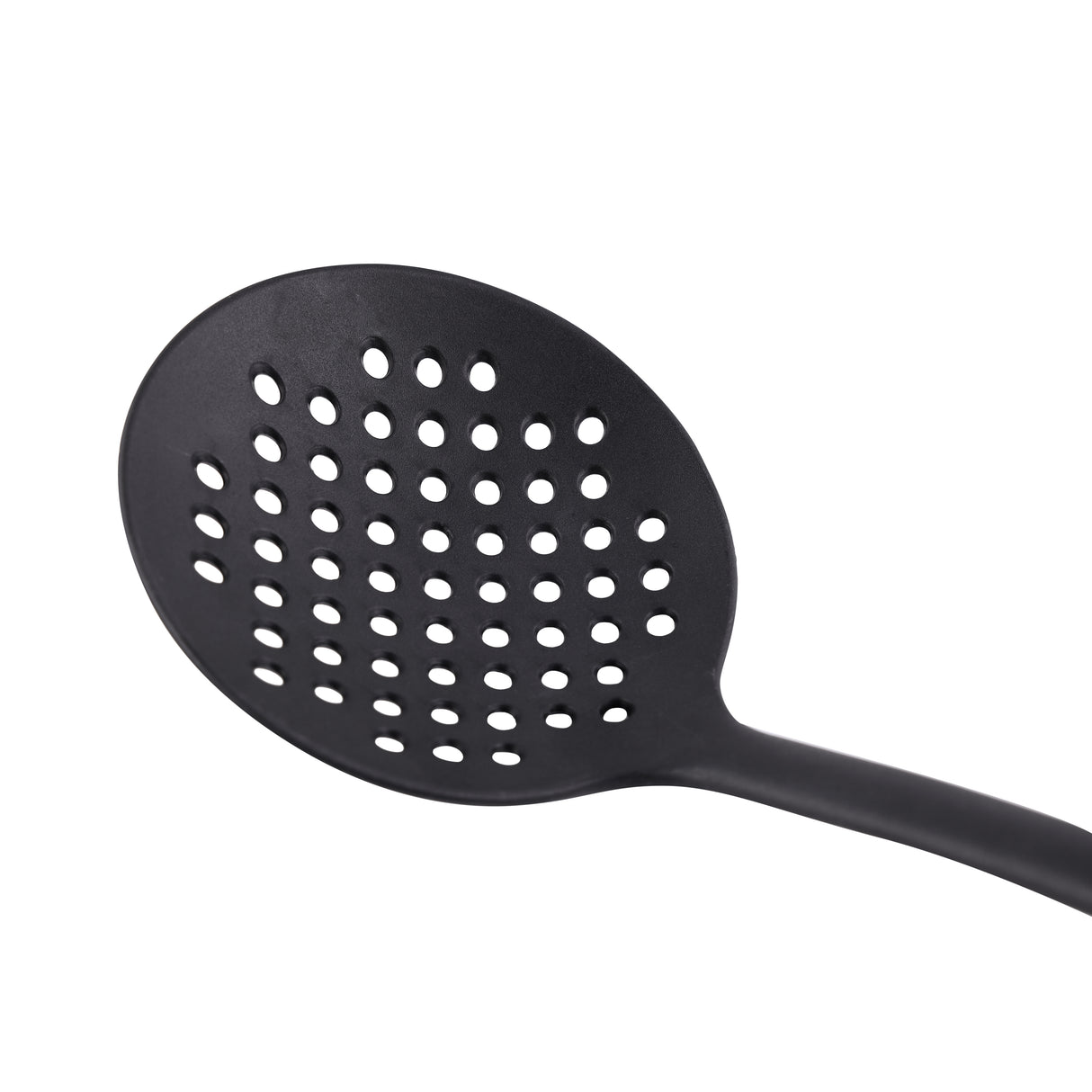Royalford RF8907 Nylon Skimmer |  Ergonomic ABS Handle | Heat Resistant Dishwasher Safe Skimmer for Frying, Straining, Lifting Food and Everyday Non Stick Cookware Use
