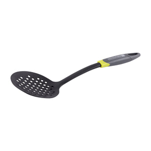 Royalford RF8907 Nylon Skimmer |  Ergonomic ABS Handle | Heat Resistant Dishwasher Safe Skimmer for Frying, Straining, Lifting Food and Everyday Non Stick Cookware Use