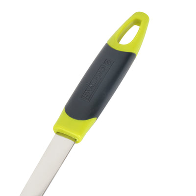 Royalford RF8912 Stainless Steel Slotted Spoon | Ergonomic ABS Handle | Durable Dishwasher Safe Cooking Spoon for Frying, Draining, Serving and Everyday Kitchen Use