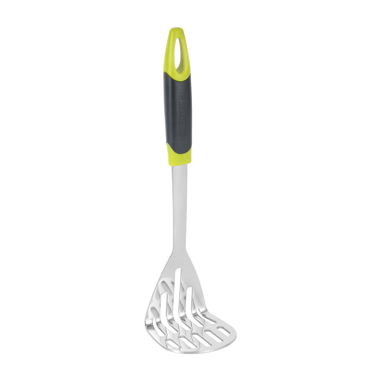 Royalford RF8915 Stainless Steel Potato Masher |  Ergonomic ABS Handle | Durable Manual Kitchen Tool for Easy Mashing of Potatoes & Vegetables |  Dishwasher Safe Design