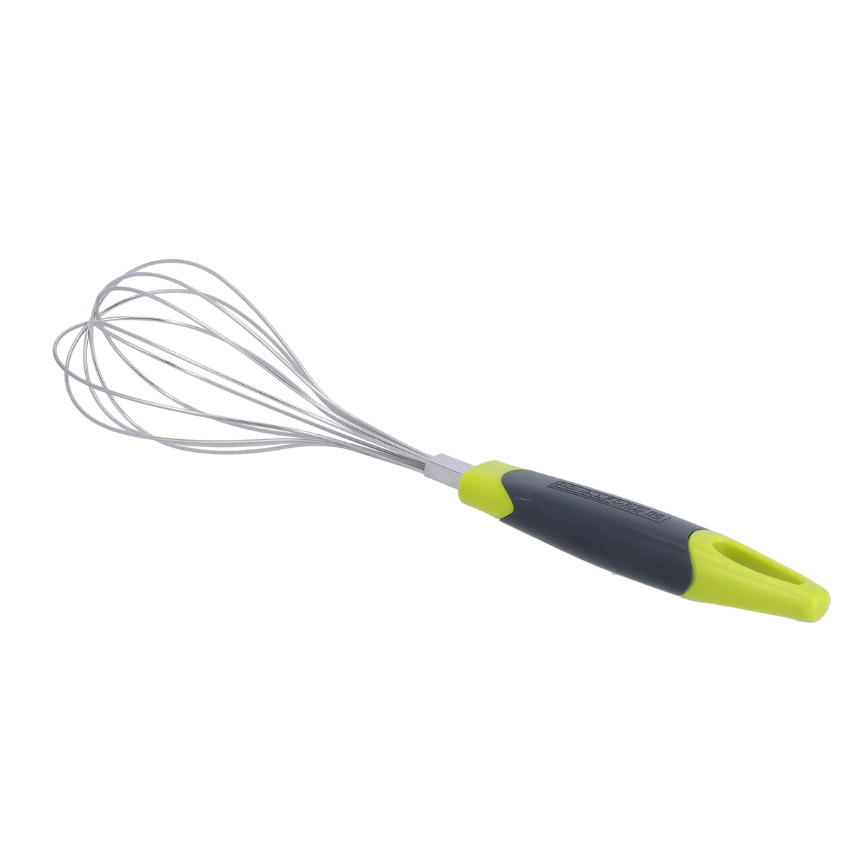 Royalford RF8918 Stainless Steel Whisk | Ergonomic ABS Handle| Durable Rust Resistant Wires | Non Slip Grip | Easy Manual Mixing & Beating Tool for Eggs, Batter Etc