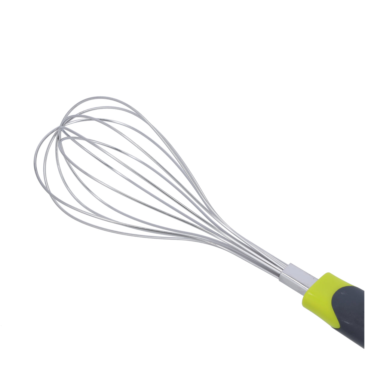 Royalford RF8918 Stainless Steel Whisk | Ergonomic ABS Handle| Durable Rust Resistant Wires | Non Slip Grip | Easy Manual Mixing & Beating Tool for Eggs, Batter Etc