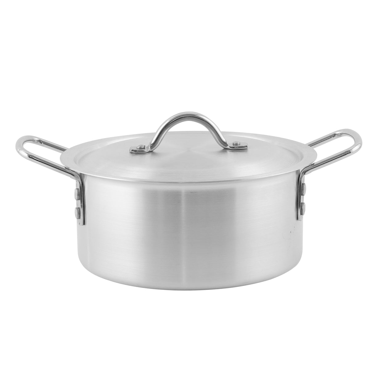 Royalford RF8994 5-Piece Lightweight Aluminium Casserole Pot Set with Lids & Handles | Food-Grade Virgin Aluminium | Lightweight construction | Durable aluminium body