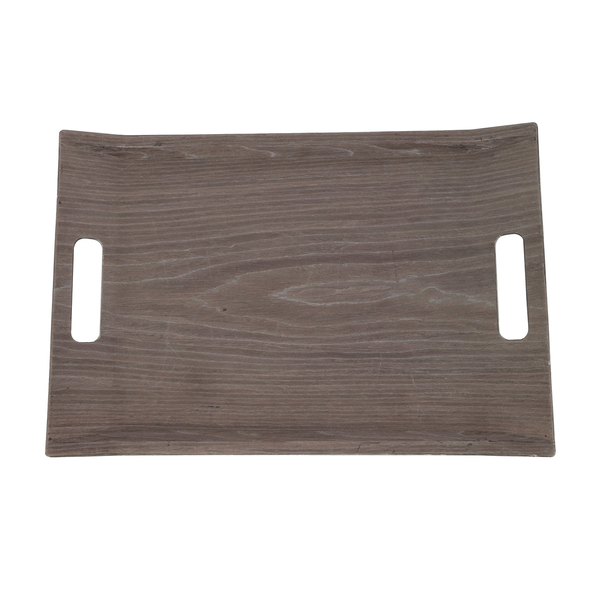 Royalford RF9222 Wooden Finish Serving Tray 46 × 31cm | Rectangular Serving & Display  |Tray with Handles | Elegant Wooden Finish |Integrated Carry Handles |Easy to Clean