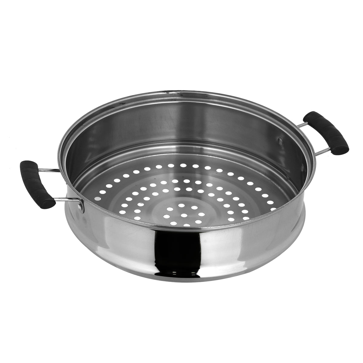 Royalford RF9351 3-Layer Stainless Steel Steamer Pot 9L | Multi-Purpose 30CM Induction-Compatible Cooking Steamer for Efficient| Nutritious Meal Preparation at Home