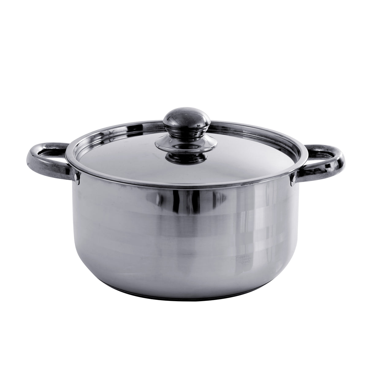 Royalford RF9352 Stainless Steel 12-Piece Cookware Set | 5 Casserole Pots with Lids| Induction Compatible| Ergonomic Rivet Handles & Nylon Tools| Durable Premium Cookware