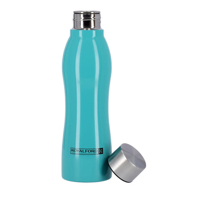 Royalford RF9362BL Stainless Steel Sport Bottle | 750ml | Leak Resistant Reusable Water Bottle for Gym, Office, Travel, Outdoor Sports & Daily Hydration  Lifestyle Use