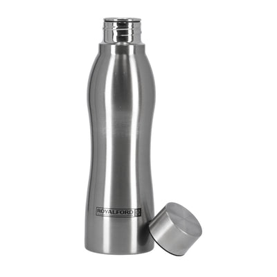 Royalford RF9362WH Stainless Steel Sport Bottle | 750ml | Leak Resistant Reusable Water Bottle for Gym, Office, Travel  & Outdoor Use with Durable Sleek Design