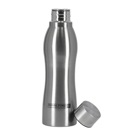 Royalford RF9362WH Stainless Steel Sport Bottle | 750ml | Leak Resistant Reusable Water Bottle for Gym, Office, Travel  & Outdoor Use with Durable Sleek Design