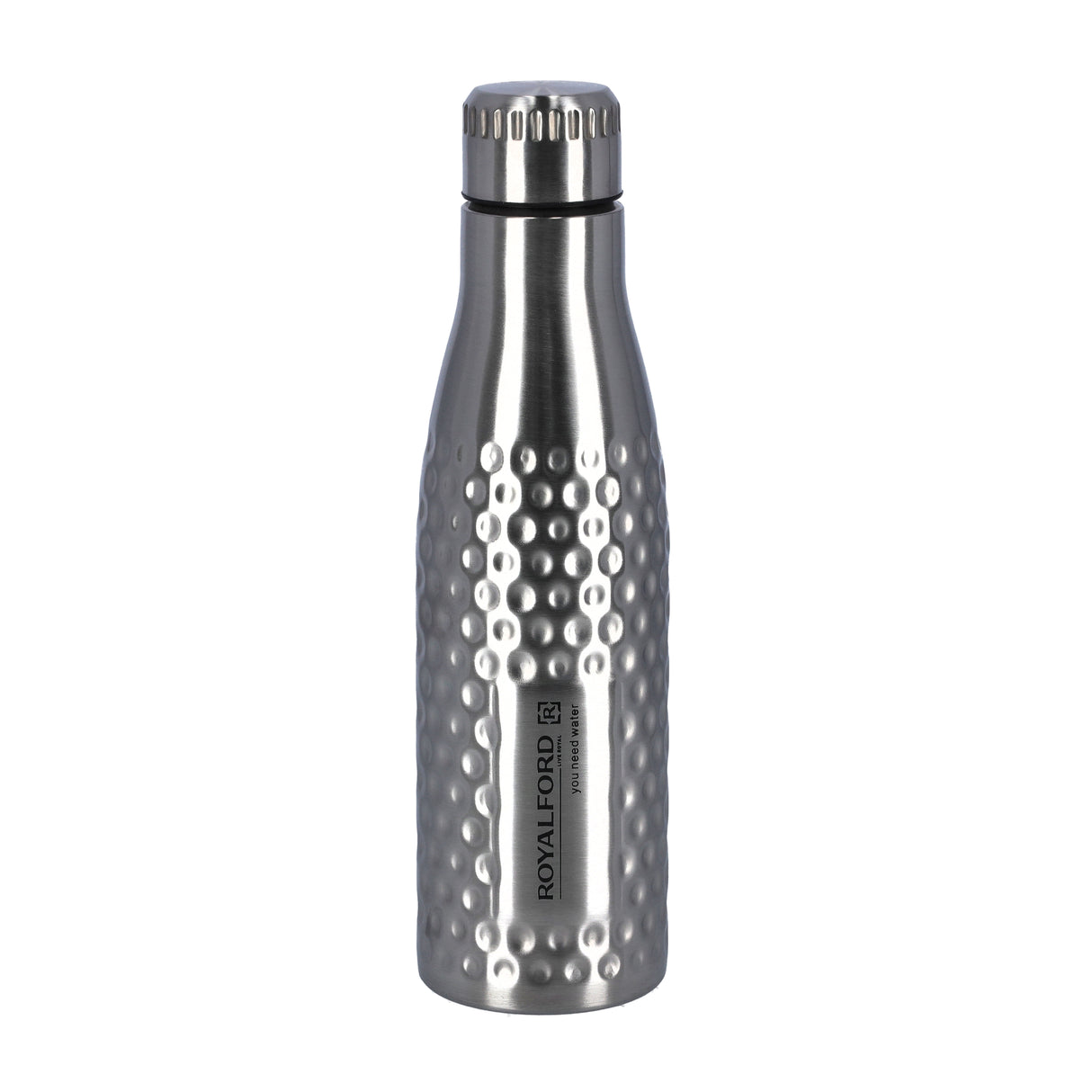 Royalford RF9363 Stainless Steel Sport Bottle 750ml | Durable Leak Resistant Water Bottle | Elegant Design for Gym, Office, Travel, Outdoor Sports & Daily Hydration Use