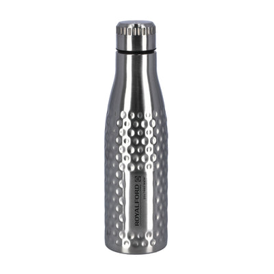 Royalford RF9363 Stainless Steel Sport Bottle 750ml | Durable Leak Resistant Water Bottle | Elegant Design for Gym, Office, Travel, Outdoor Sports & Daily Hydration Use