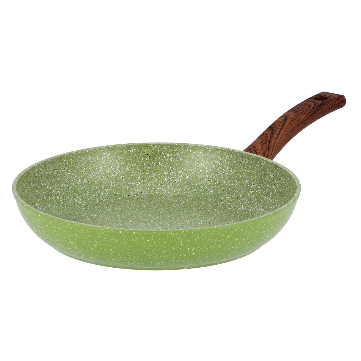 Royalford RF9415 12 Pcs Forged Aluminium Cookware Set | Marble Coated Non-Stick| Induction Base Soft Touch Wood Finish Handles |Suitable for Gas, Electric & Ceramic