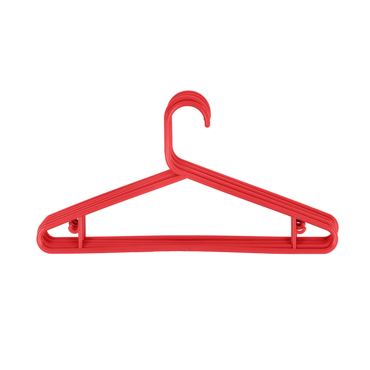 Royalford RF9435 Plastic Cloth Hanger Set of 5| Durable High Quality Clothes Hangers | Strong Hook | Smooth Finish | Perfect for Home Wardrobe  Organization Storage