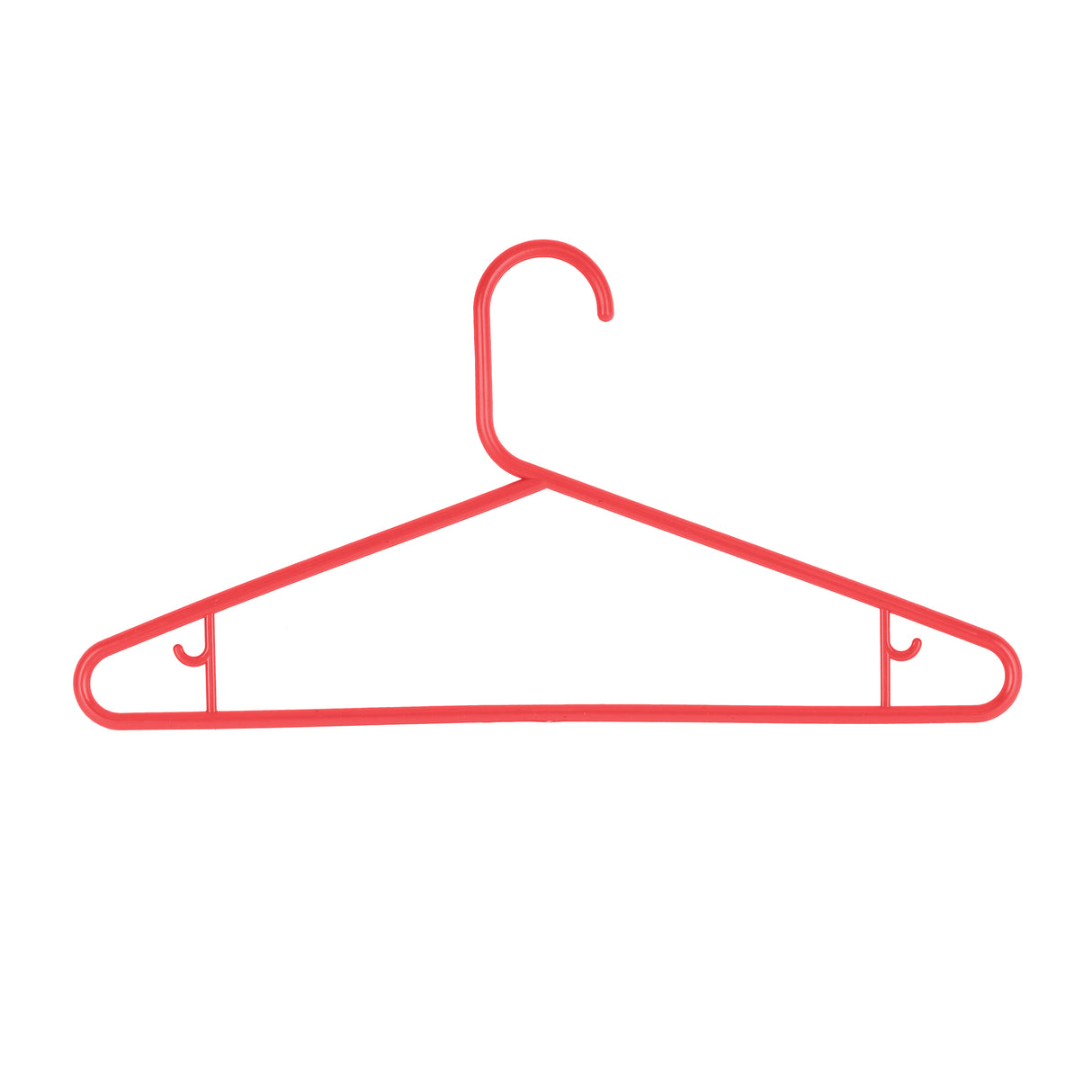 Royalford RF9435 Plastic Cloth Hanger Set of 5| Durable High Quality Clothes Hangers | Strong Hook | Smooth Finish | Perfect for Home Wardrobe  Organization Storage