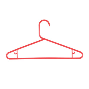 Royalford RF9435 Plastic Cloth Hanger Set of 5| Durable High Quality Clothes Hangers | Strong Hook | Smooth Finish | Perfect for Home Wardrobe  Organization Storage
