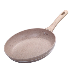 Royalford RF9462BGE Smart Granite Series Frypan | 22cm Size | Forged Aluminium Granite Coated Induction Compatible Frying Pan | Soft Touch Heat Resistant Handle