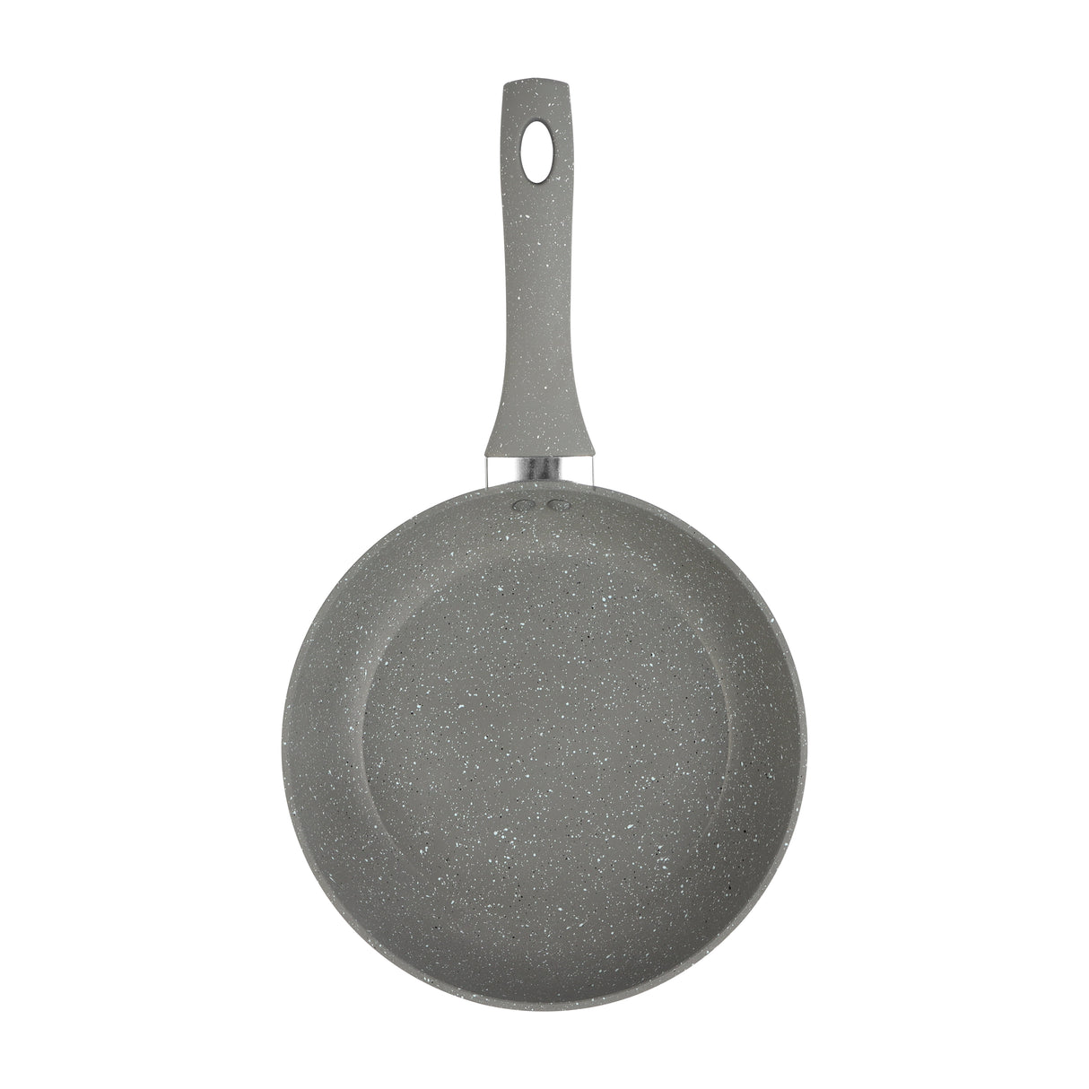 Royalford RF9463 Smart Frypan 24cm |  Forged Aluminium Marble Coated Induction Compatible Frying Pan |  Soft Touch Heat Resistant Handle | Perfect for Healthy Cooking