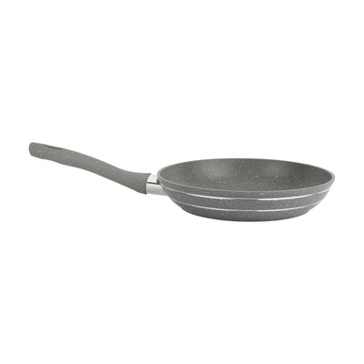 Royalford RF9463 Smart Frypan 24cm |  Forged Aluminium Marble Coated Induction Compatible Frying Pan |  Soft Touch Heat Resistant Handle | Perfect for Healthy Cooking
