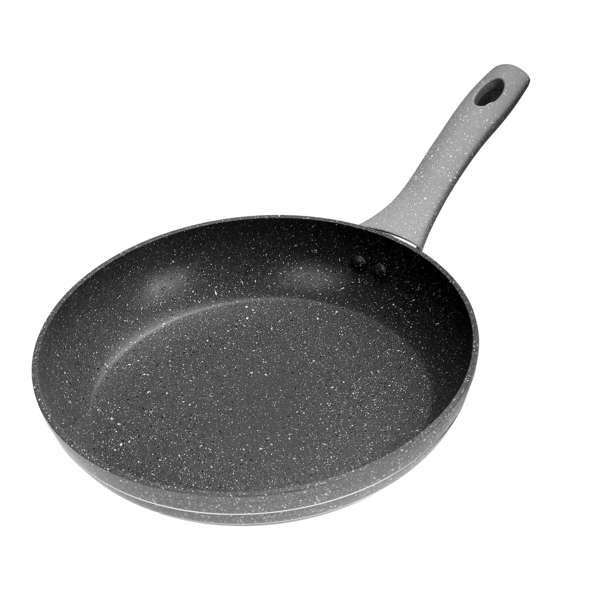 Royalford RF9465 Smart Frypan | 28cm Size | Forged Aluminium Marble Coated Induction Compatible Frying Pan | Soft Touch Handle |  Perfect For  Healthy Low Oil Cooking