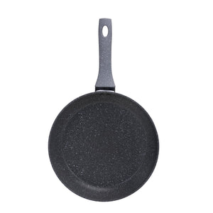 Royalford RF9465 Smart Frypan | 28cm Size | Forged Aluminium Marble Coated Induction Compatible Frying Pan | Soft Touch Handle |  Perfect For  Healthy Low Oil Cooking