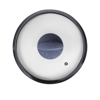 Royalford RF9470 Smart Casserole 28x12cm | Forged Aluminium Body |  Durable Marble Coating | 3.8mm Induction Bottom | Soft Touch Handles | Perfect for Healthy Cooking