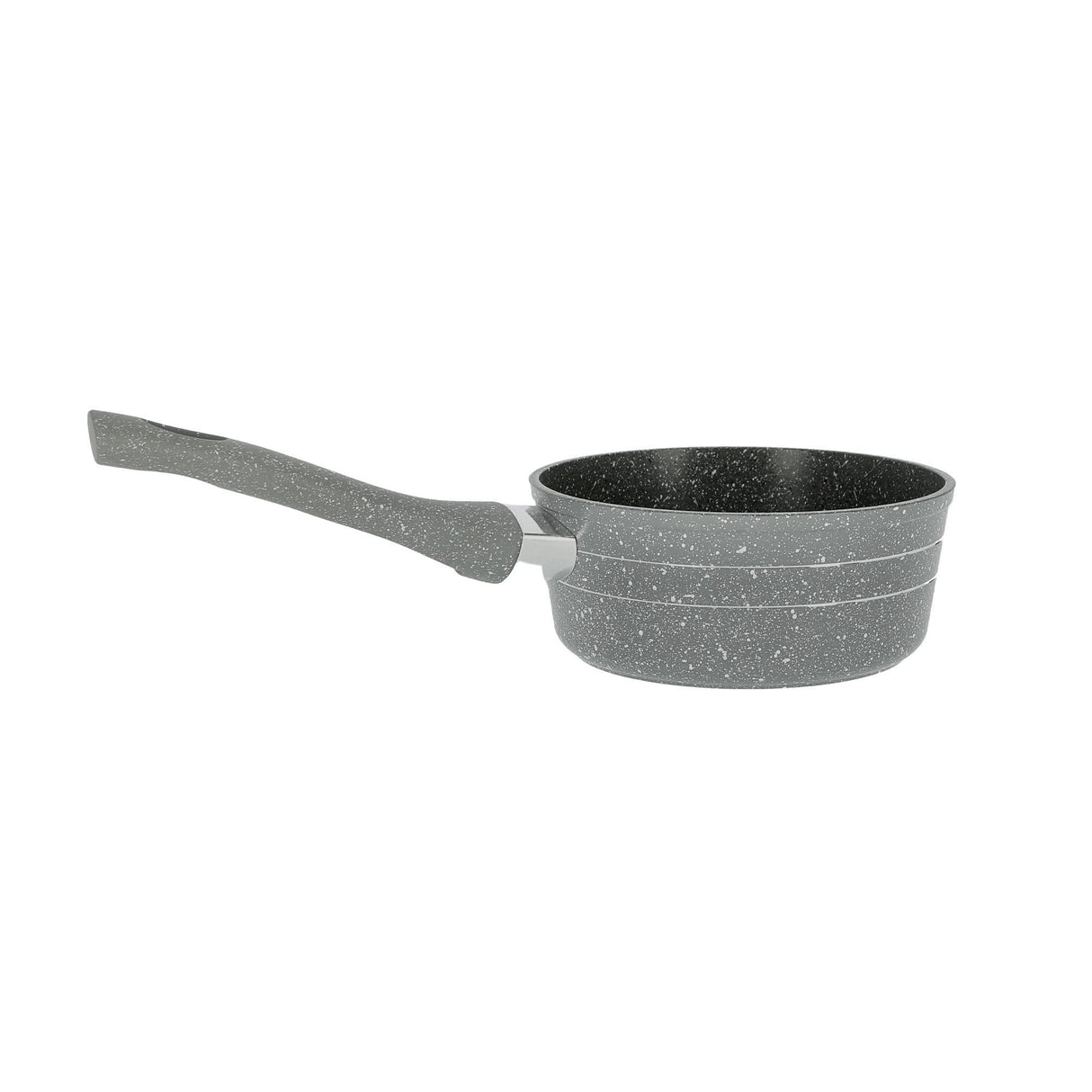 Royalford RF9473 Smart Saucepan 16cm | Durable Marble Coating |  Forged Aluminium Induction Compatible Non-Stick Saucepan |  3.8mm Base & Soft Touch Handle Grip