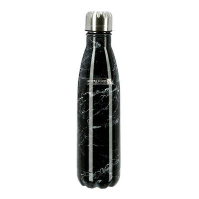 Royalford RF9476 Vacuum Bottle 500ml | Double Wall Stainless Steel Insulated Hot & Cold Flask | 304 Stainless Steel Inner | Leak Resistant & Portable Water Bottle
