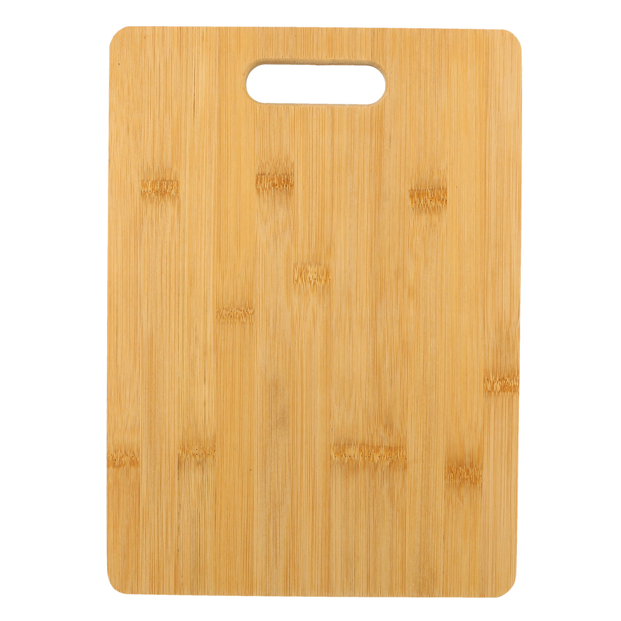 Royalford RF9498 Bamboo Cutting Board | Organic Bamboo Chopping Board|  Handle & Juice Groove | Knife-Friendly | Durable| Hygienic | Easy to Clean | 330x230x14mm Size